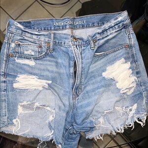 American Eagle Distressed Denim Shorts
